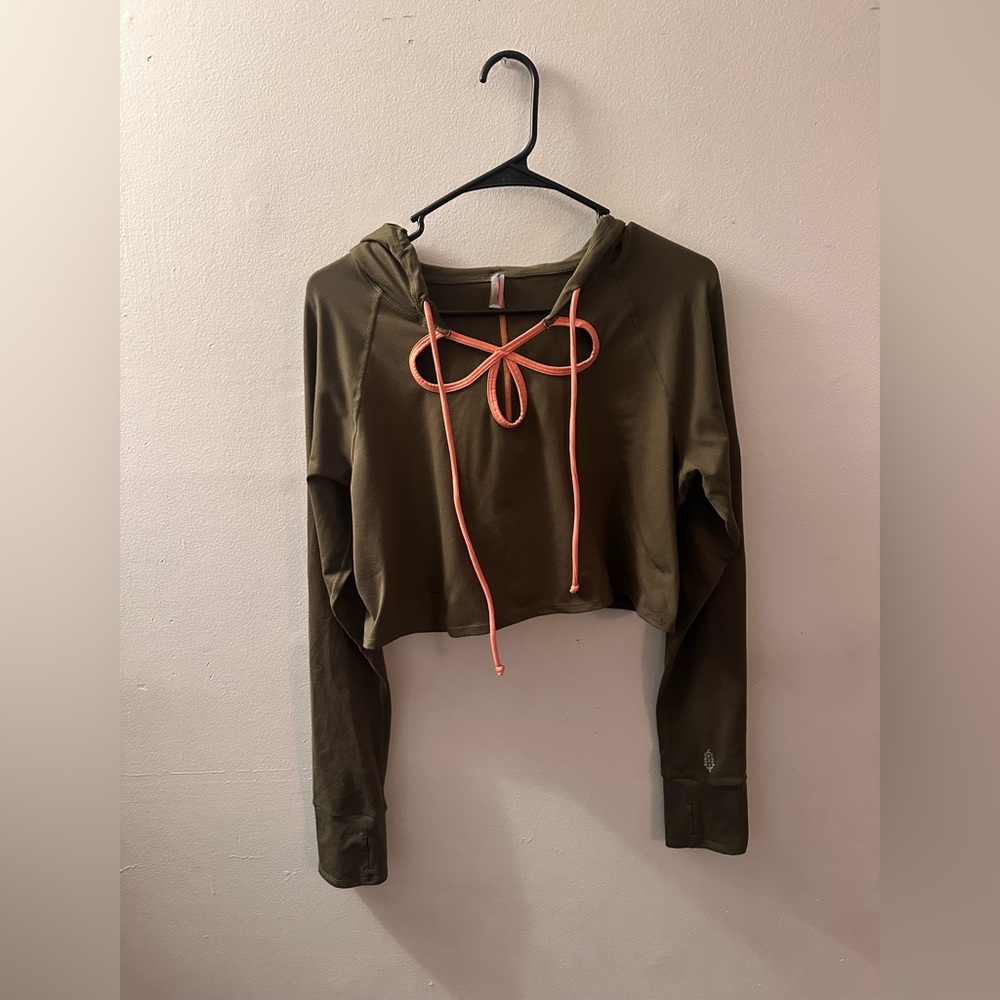 Free people movement crop sweatshirt